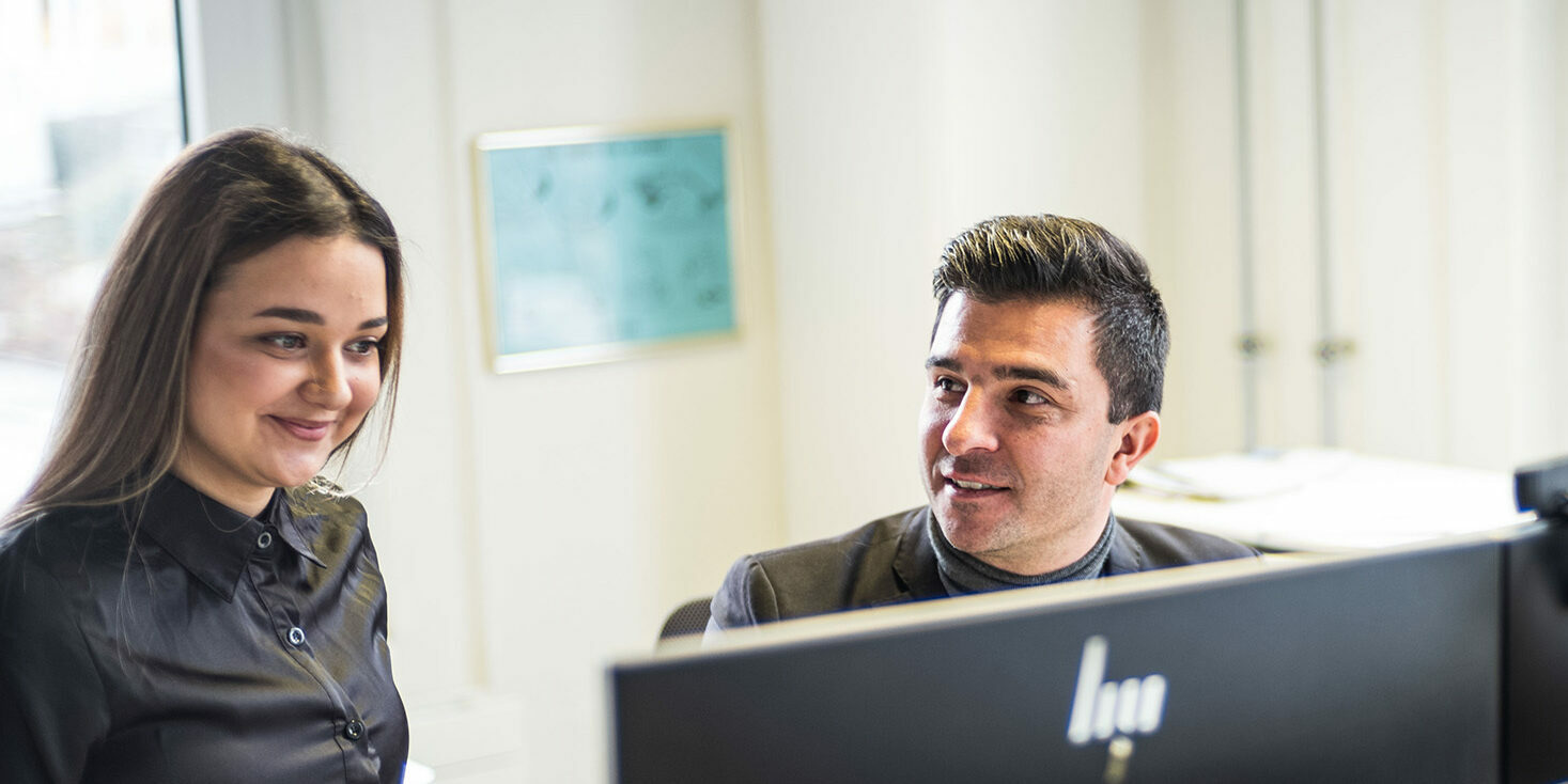 SIBIR Mitarbeitende im Gespräch