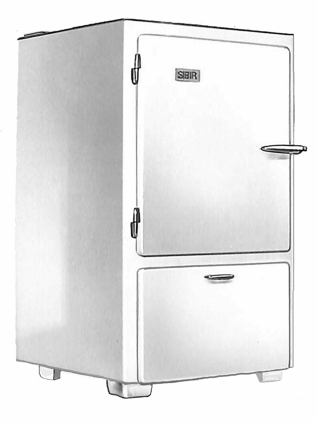 SIBIR réfrigérateur rétro production propre